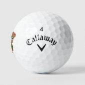 Glücklicher Pilz Supersoft Golfbälle (Logo)