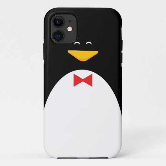 Glücklicher Pinguin Case-Mate iPhone Hülle (Rückseite)
