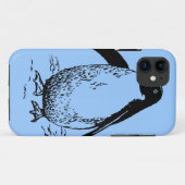 Glücklicher Pinguin Case-Mate iPhone Hülle (Rückseite (Horizontal))