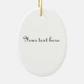 Glücklicher Pinguin Keramik Ornament (Hinten)