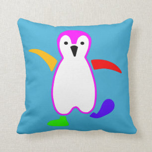 Glücklicher Pinguin Kissen