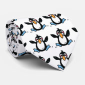 glücklicher Pinguin Krawatte (Gerollt)