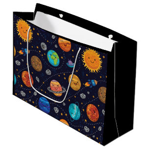 Glücklicher Planeten Geschenktüte