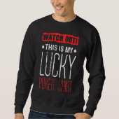 Glücklicher Poker Sweatshirt (Vorderseite)