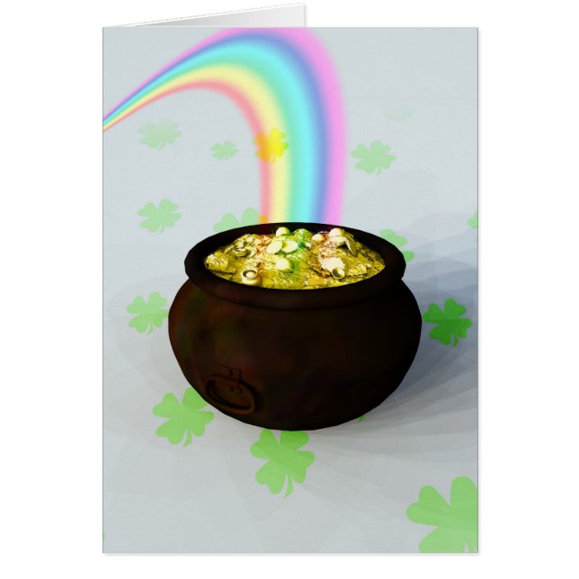 Glücklicher Pot der Gold-Karte (Vorne)