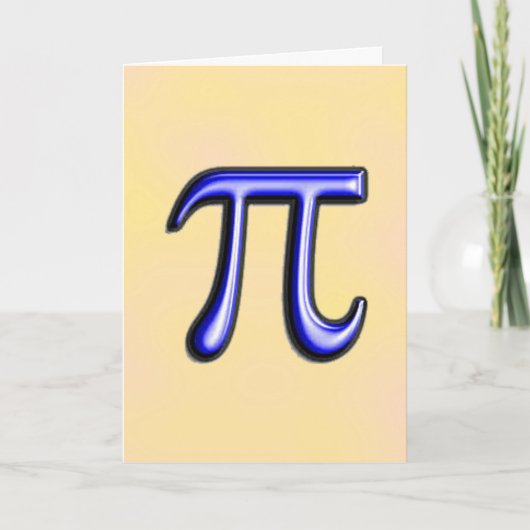 Glücklicher PU-Tag - 14. März Karte (Vorderseite)
