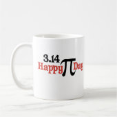 Glücklicher PU-Tag 3,14 - 14. März Kaffeetasse (Links)