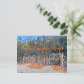 Glücklicher Pumpkin Monat! Postkarte (Stehend Vorderseite)