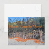 Glücklicher Pumpkin Monat! Postkarte (Vorne/Hinten)