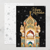 glücklicher Ramadan Feiertagskarte (Vorne/Hinten)