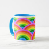 Glücklicher Regenbogen Tasse (Vorderseite Links)