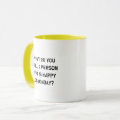 Glücklicher Ruhestand für Mitarbeiter-Freunde-Chef Tasse (Vorderseite Links)