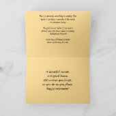 Glücklicher Ruhestand, Hawaiianer, Fischerboot Karte (Innenseite)