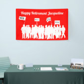 Glücklicher Ruhestand Ihre Text-und Banner (Messeveranstaltung)