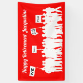 Glücklicher Ruhestand Ihre Text-und Banner (Vertikal)