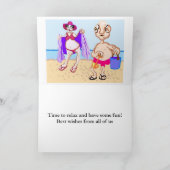 Glücklicher Ruhestand Karte (Innenseite)