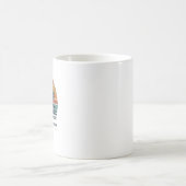 Glücklicher Ruhestand Personalisierter Name & Jahr Kaffeetasse (Mittel)