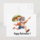 Glücklicher Ruhestand Postkarte (Vorne/Hinten)