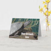 Glücklicher Ruhestands-humorvoller Karte (Gelbe Blume)