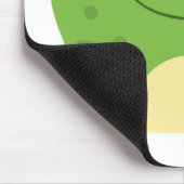 Glücklicher runder Frosch Mousepad (Ecke)