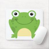 Glücklicher runder Frosch Mousepad (Mit Mouse)