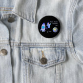 Glücklicher russischer Kosmonaut-Tag am 12. April Button (Beispiel)