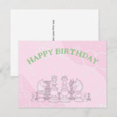 Glücklicher Schach-Geburtstag Postkarte (Vorne/Hinten)