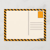 glücklicher Schädel Postkarte (Rückseite)