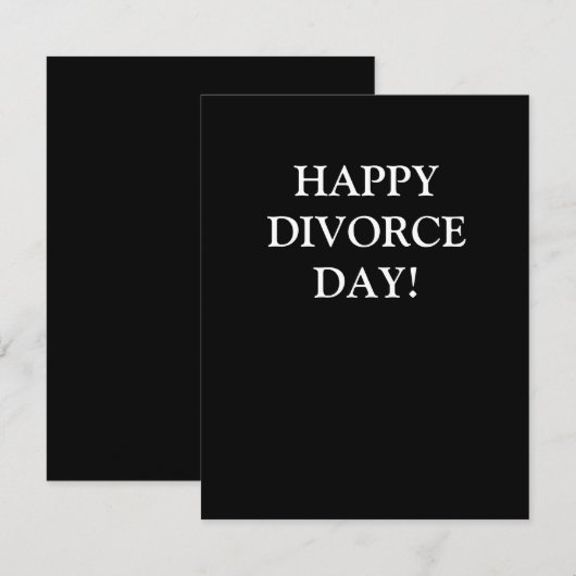 Glücklicher Scheidungstag (Vorne/Hinten)