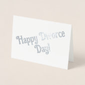 Glücklicher Scheidungstag! Folienkarte (Vorderseite)