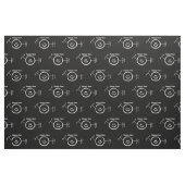 Glücklicher Schinken-weißes Stoff (Fat Quarter (45,7 x 55,9 cm))