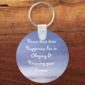 Glücklicher Schlüsselanhänger (Vorderseite)