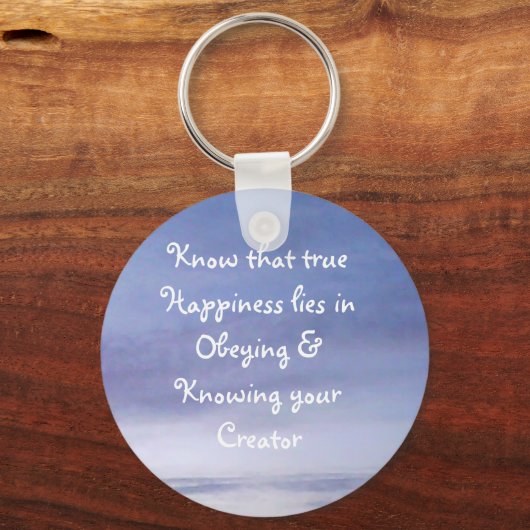 Glücklicher Schlüsselanhänger (Vorderseite)