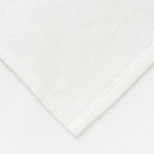 Glücklicher Schneemann Fleecedecke (Ecke)