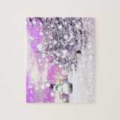 Glücklicher Schneemann für Weihnachten Puzzle (Vertikal)