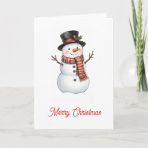 Glücklicher Schneemann