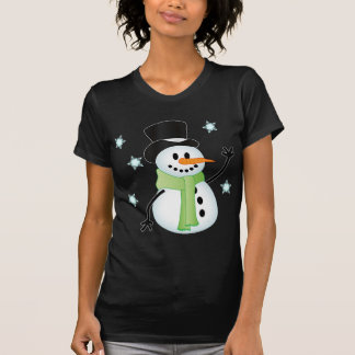 Glücklicher Schneemann T-Shirt