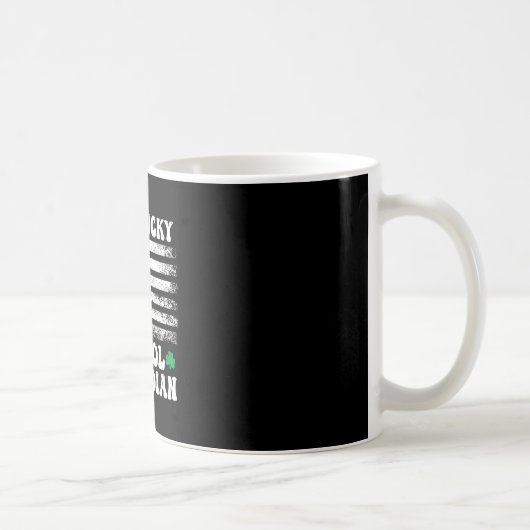 Glücklicher Schulhausmeister St. Patricks Day Kaffeetasse (Rechts)