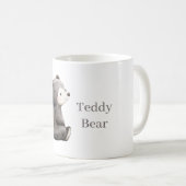 Glücklicher Schwarzbär Kaffeetasse (VorderseiteRechts)