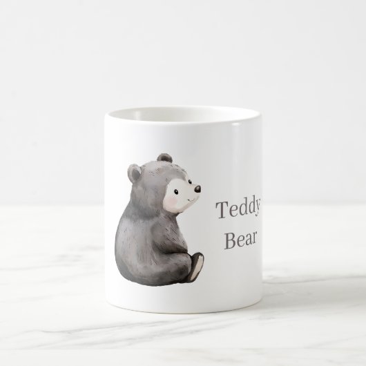 Glücklicher Schwarzbär Kaffeetasse (Mittel)