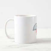 Glücklicher Schwein-Koch, der ein Kaffeetasse (Links)