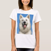 Glücklicher Schweizer Schäferhund T-Shirt (Vorderseite)