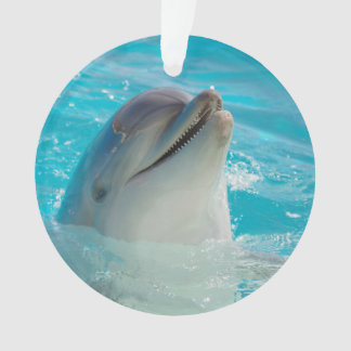 Glücklicher Schwimmen-Delphin Ornament