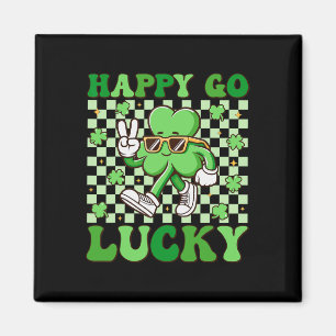 Glücklicher Shamrock Irish St Patricks Day Groo Magnet