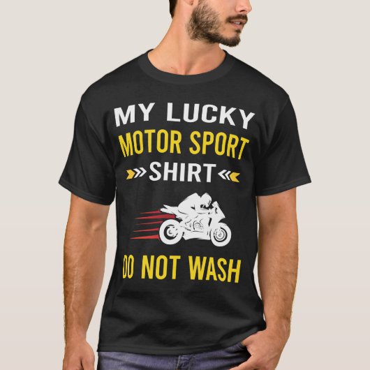 Glücklicher Shirt Motorsport (Vorderseite)