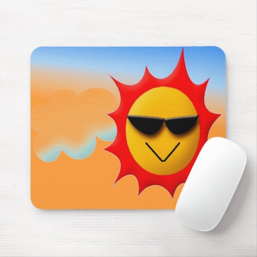 glücklicher Sommer Mousepad (Mit Mouse)