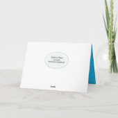 glücklicher Sommerseilentwurf mit Mohnblumen Karte (Rückseite)