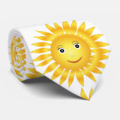 glücklicher Sonnenschein Krawatte (Gerollt)