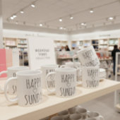 GLÜCKLICHER SONNTAG KAFFEETASSE