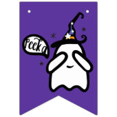 Glücklicher Spaß-flüchtiger Blick Halloweens | ein Wimpelkette (Erste Fahne)